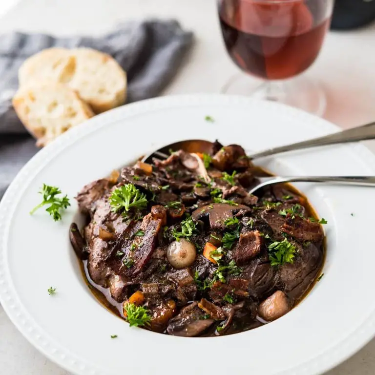 Chicken and Red Wine Stew with Herbs