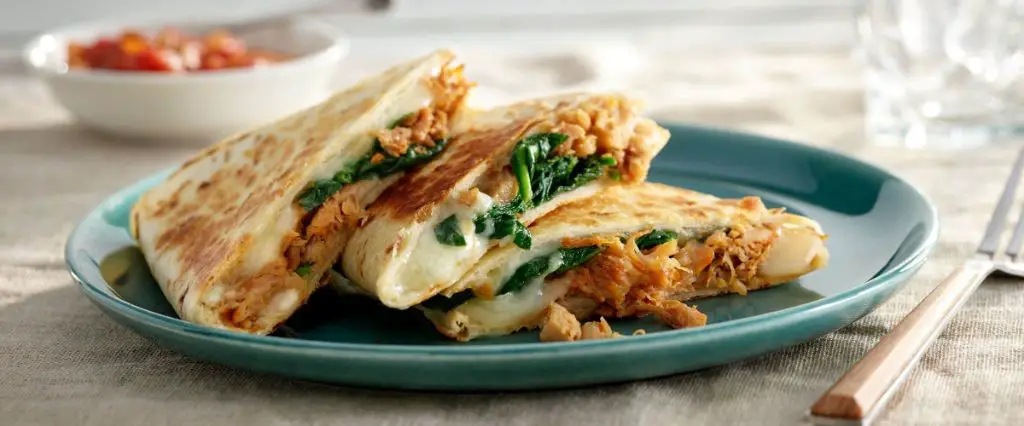 Chicken and Spinach Quesadillas