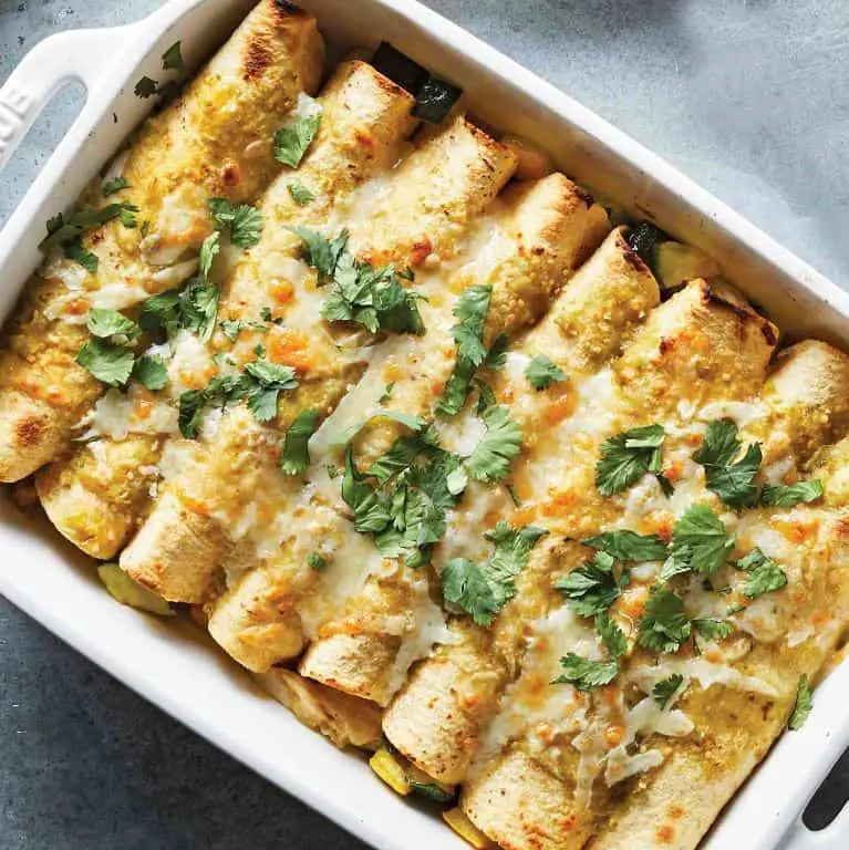 Chicken and Vegetable Enchiladas