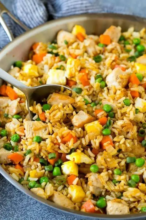 Chicken and Vegetable Fried Rice