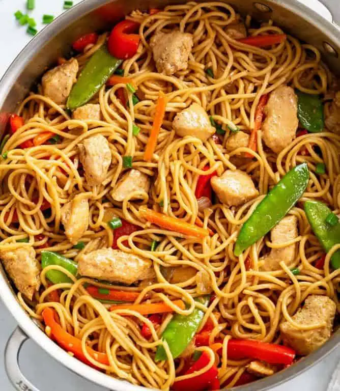 Chicken and Vegetable Lo Mein