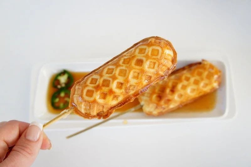 Chicken and Waffle Sticks