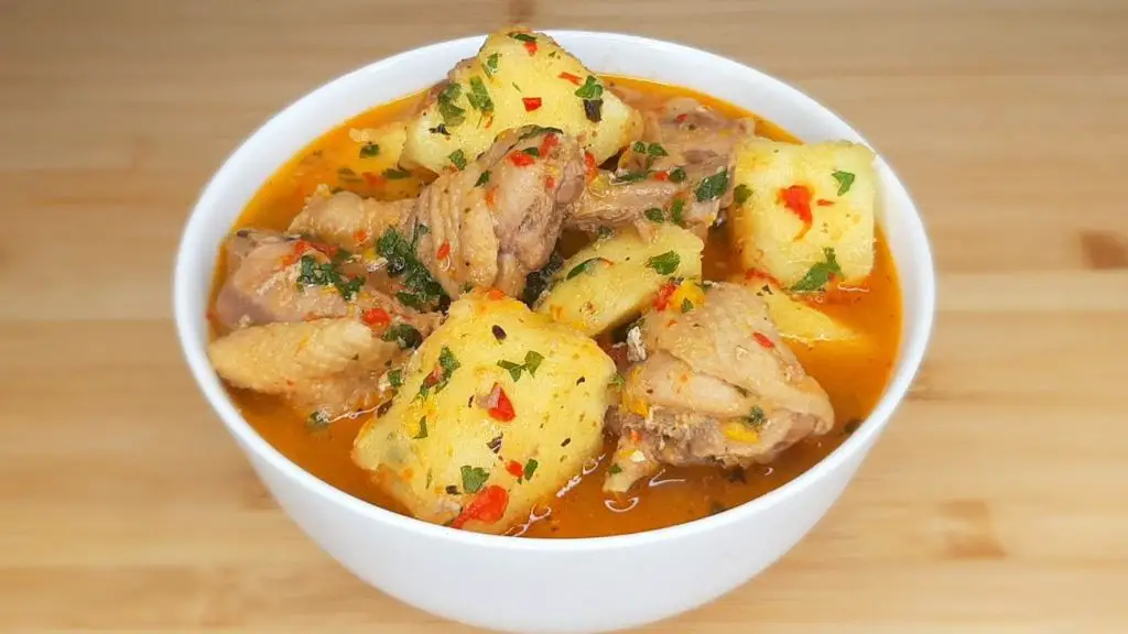 Chicken and Yam Pepper Soup
