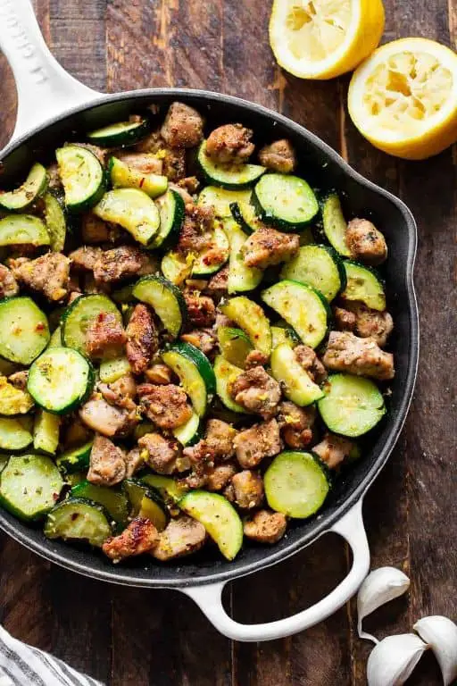 Chicken and Zucchini Skillet