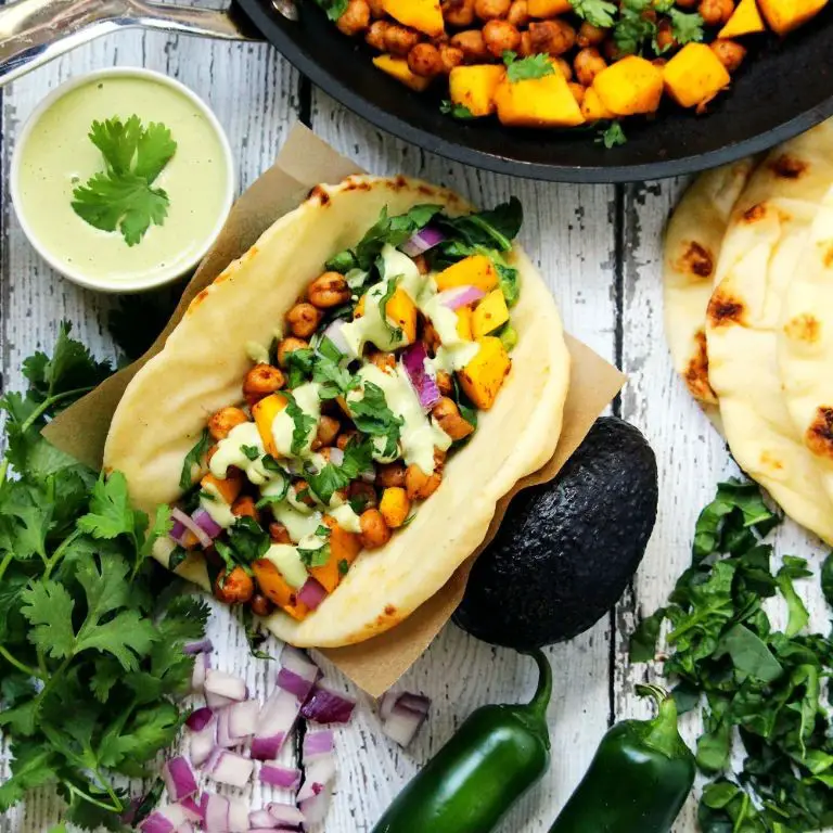 Chickpea and Mango Salsa Wrap