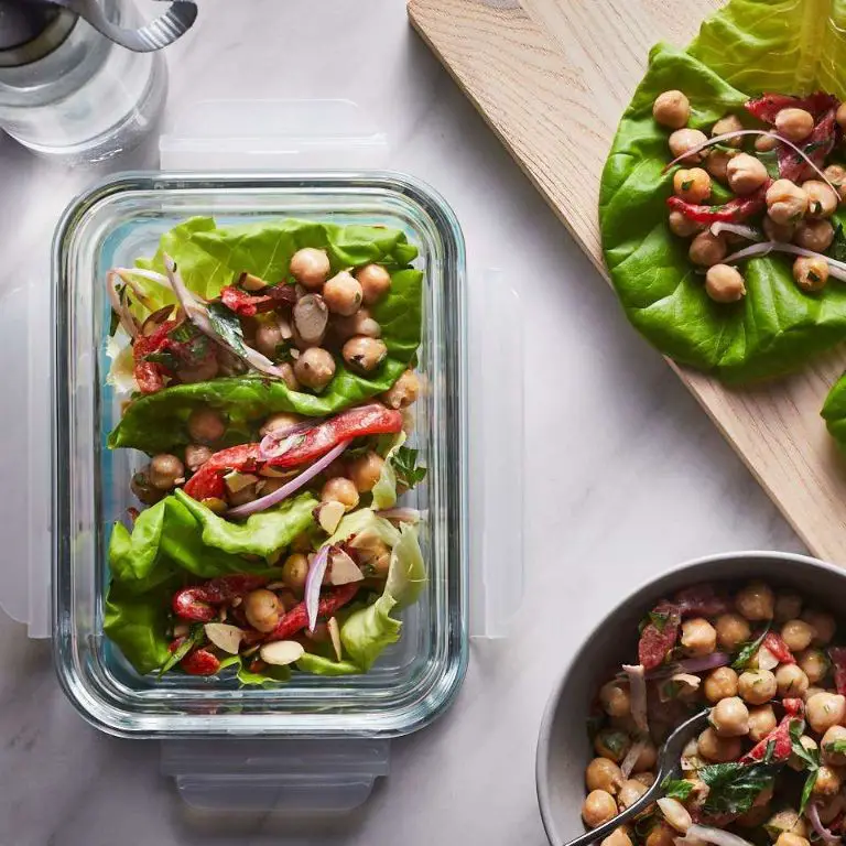 Chickpea and Roasted Red Pepper Wrap
