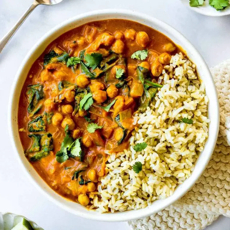 Chickpea and Spinach Masala