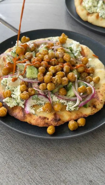 Chickpea and Tahini Flat Bread