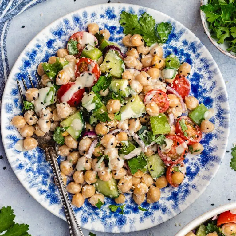Chickpea and Tahini Salad
