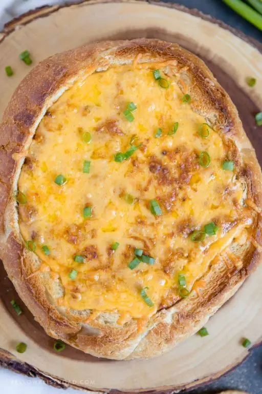 Chili Cheese Bread Bowl Dip