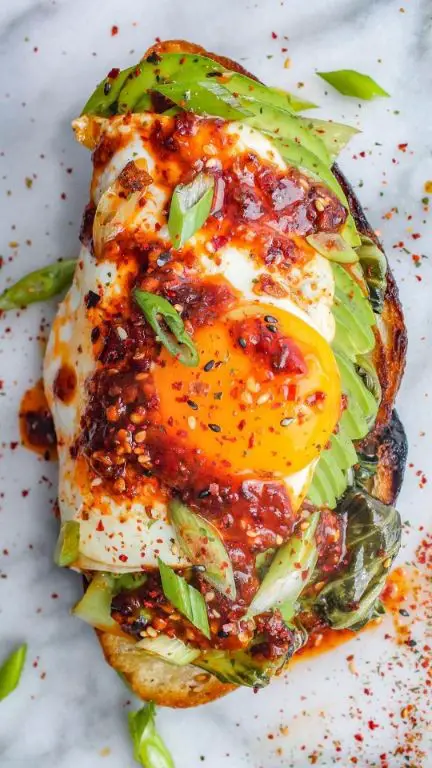 Chili Crisp Avocado Toast