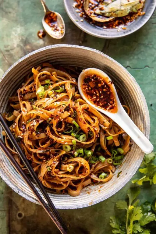 Chili Crisp Garlic Noodles