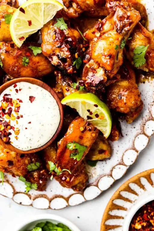 Chili Lime Air Fryer Chicken Wings
