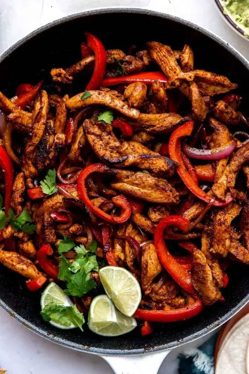 Chili Lime Chicken Fajitas