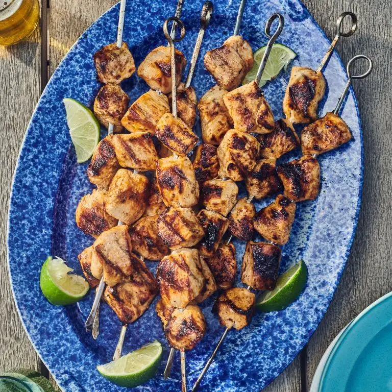 Chili Lime Chicken Kabobs