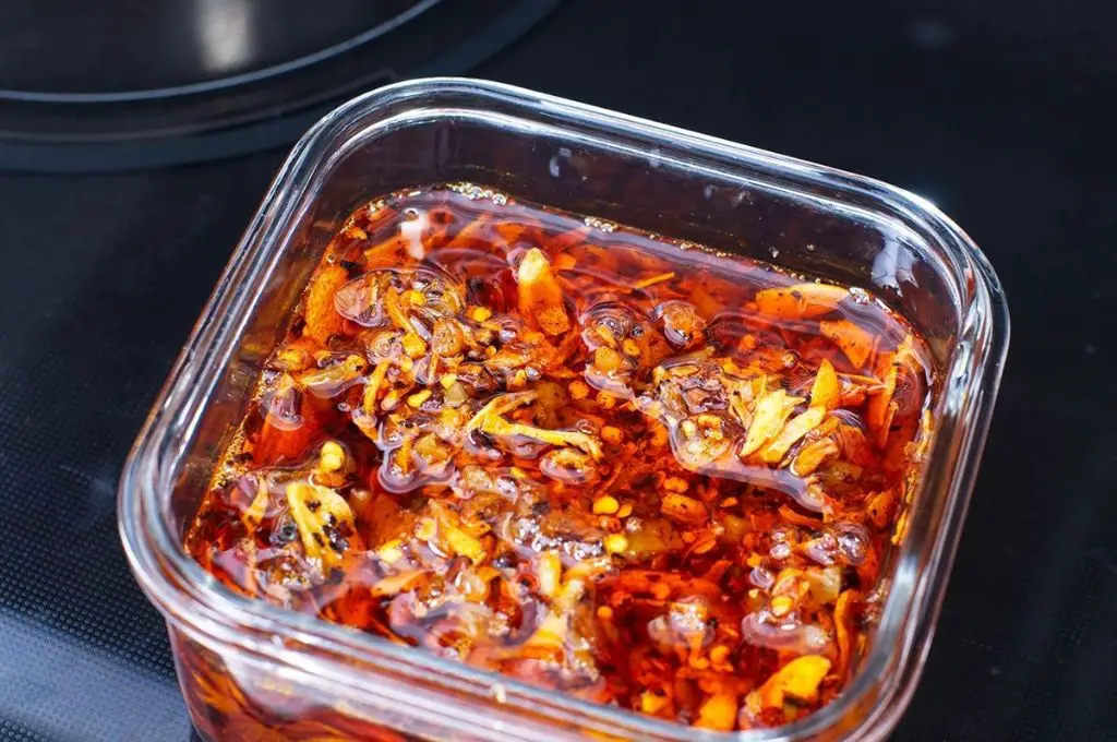 Chili Oil with Dried Shrimp for Umami Flavor