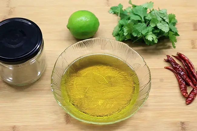 Chili and Lime Infused Olive Oil