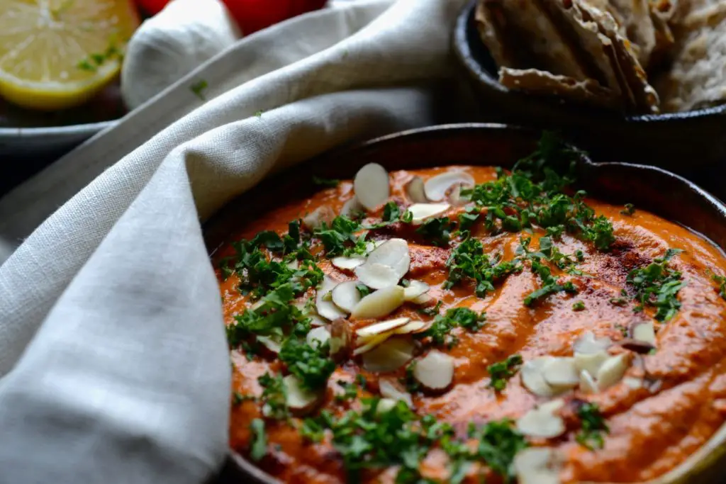 Chili-Lime Muhammara with Roasted Peppers
