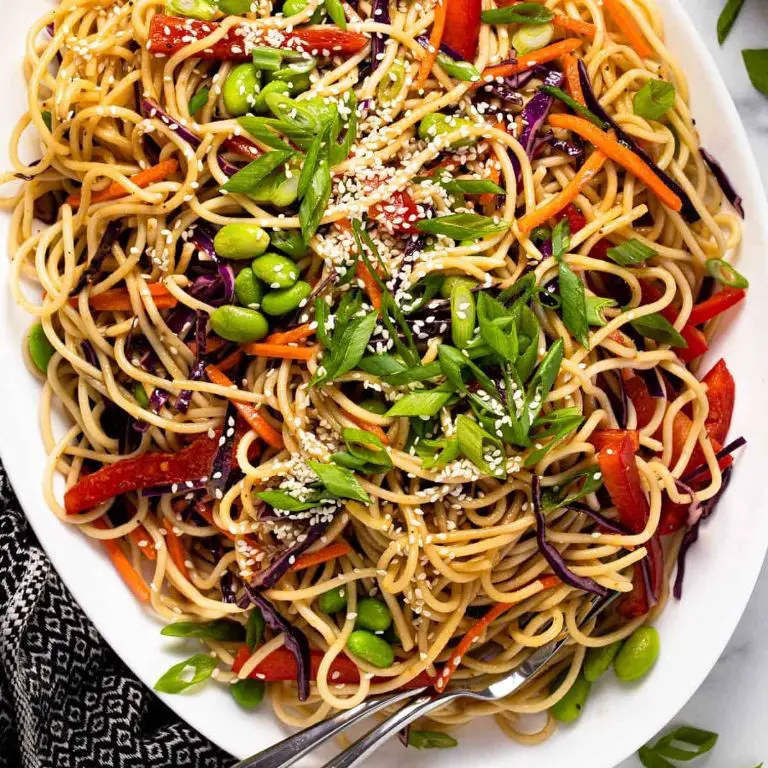 Chilled Sesame Noodle Salad with Edamame