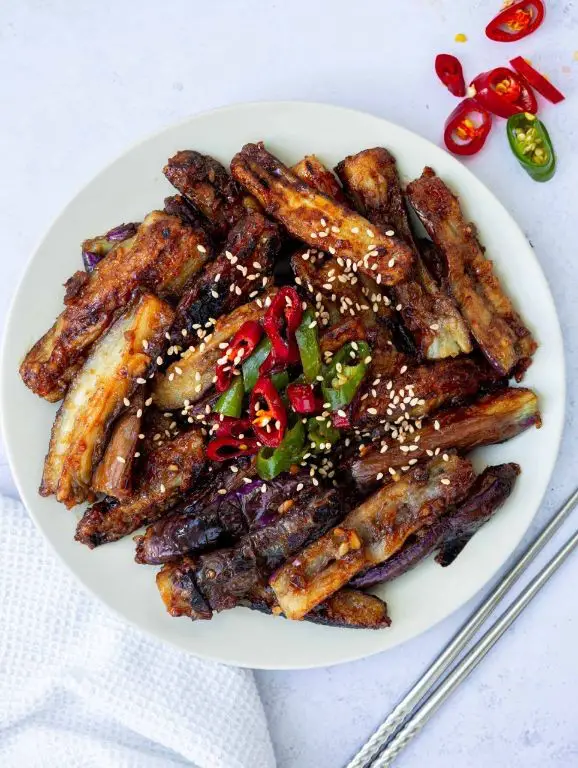 Chinese Eggplant in Hoisin Sauce