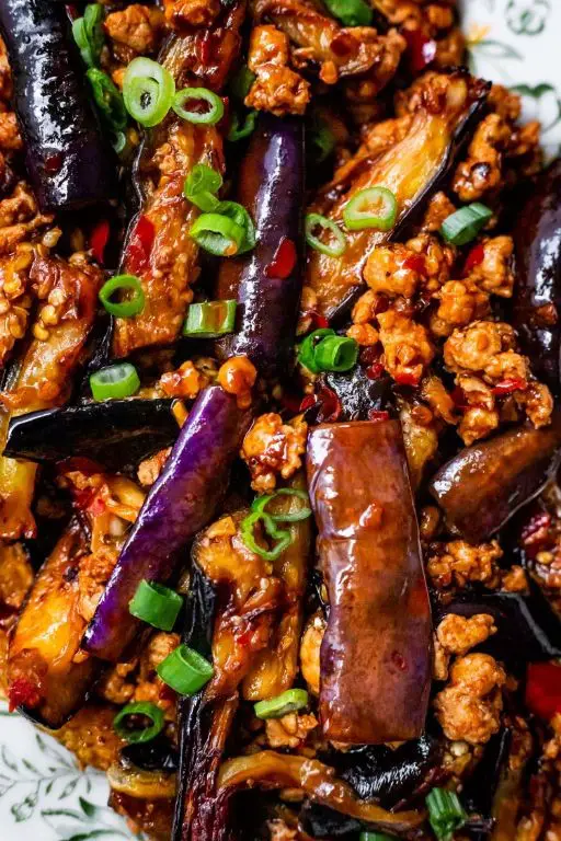 Chinese Eggplant with Minced Pork