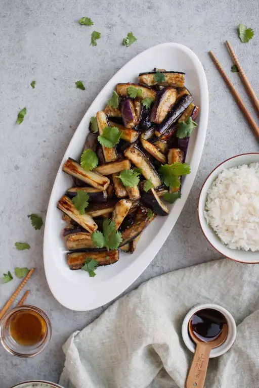 Chinese Eggplant with Oyster Sauce
