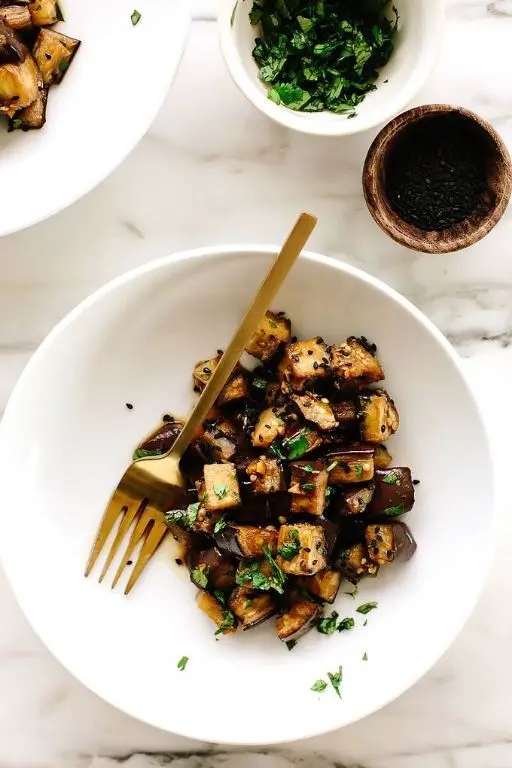 Chinese Eggplant with Sesame Sauce