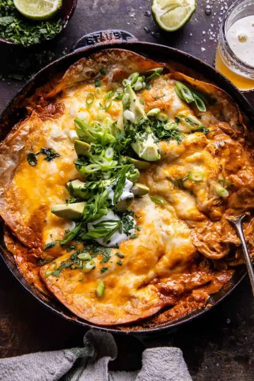 Chipotle Chicken Enchiladas