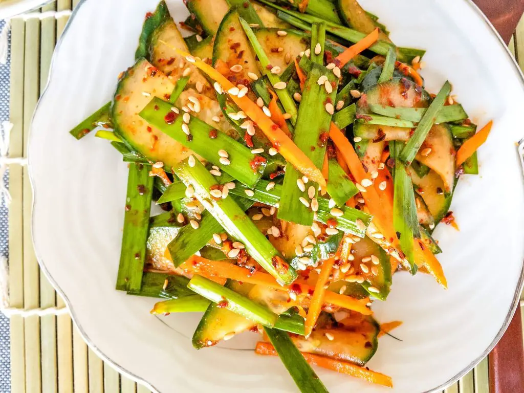Chive and Cucumber Salad