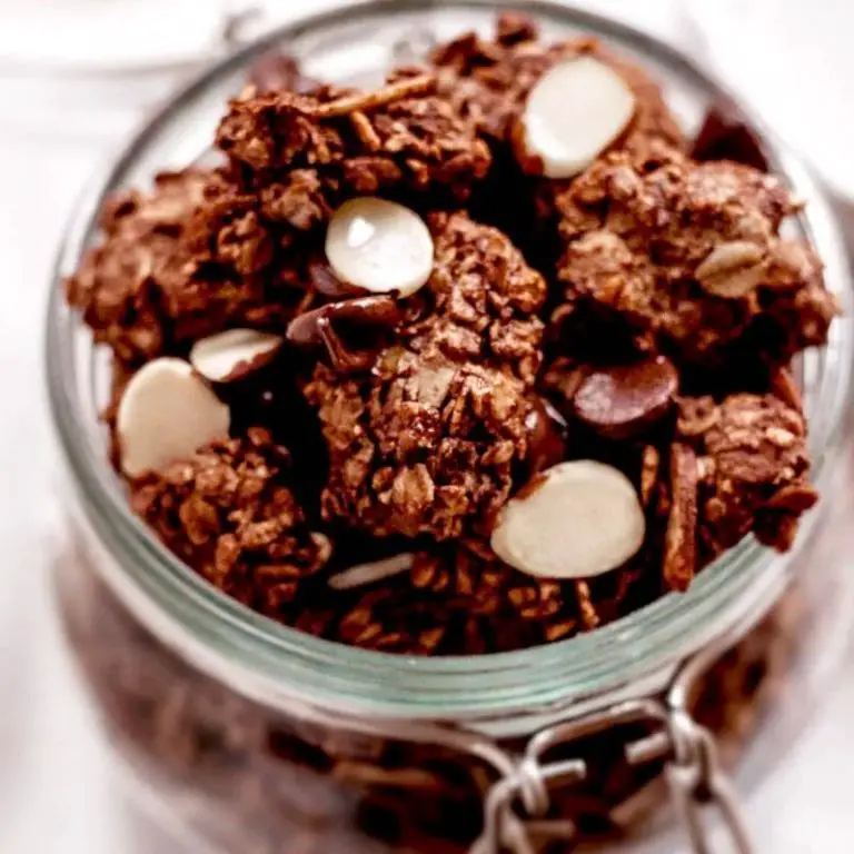 Chocolate Bowl with Almond Butter and Dark Chocolate Chunks