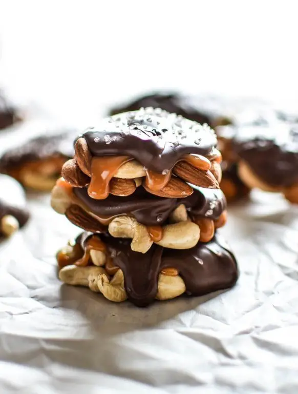 Chocolate Caramel Clusters