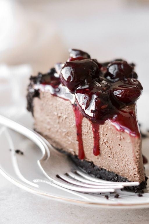 Chocolate Cherry Cheesecake