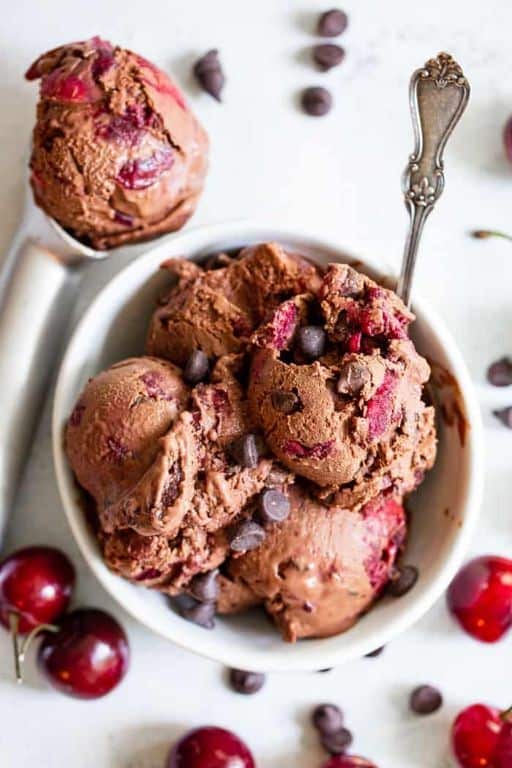 Chocolate Cherry Ice Cream