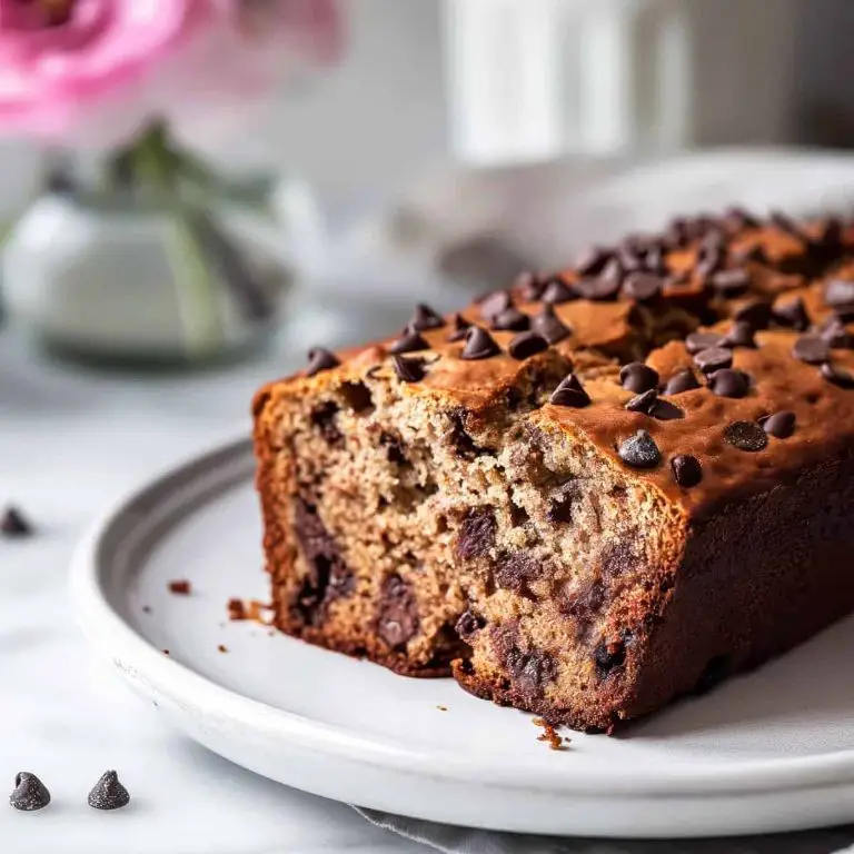 Chocolate Chip Sour Cream Banana Bread