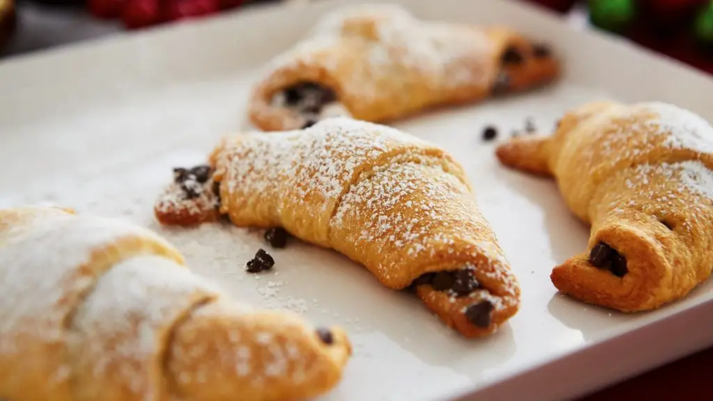 Chocolate Hazelnut Crescent Rolls