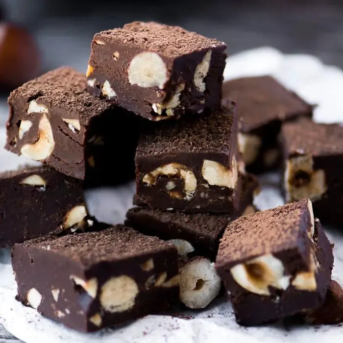 Chocolate Hazelnut Fudge