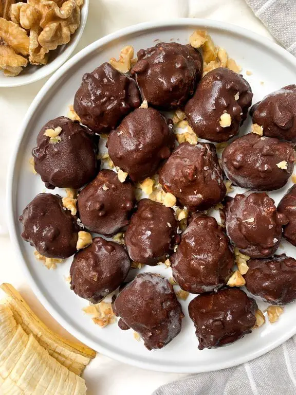Chocolate Hazelnut Ice Cream Bites