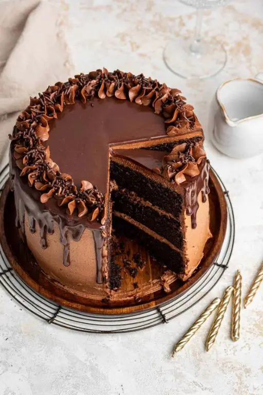 Chocolate Layer Cake with Buttercream