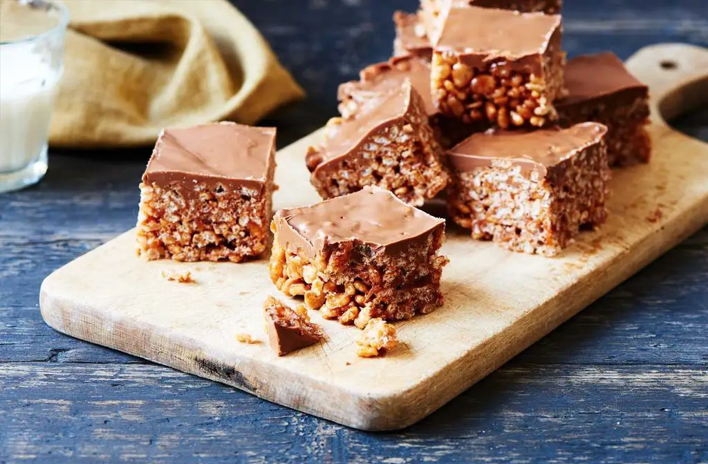 Chocolate Marshmallow Rice Krispies Cake