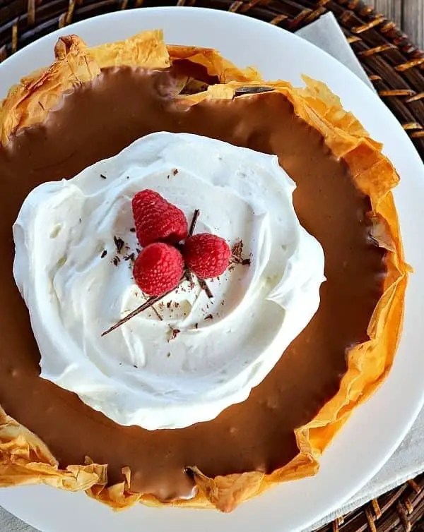 Chocolate Mousse Phyllo Layers