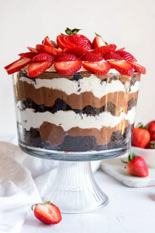 Chocolate Mousse Punch Bowl Cake