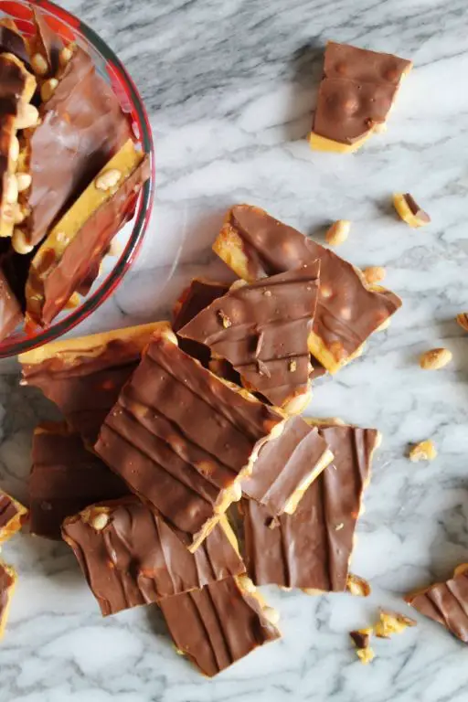 Chocolate Peanut Brittle