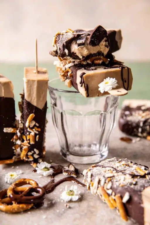 Chocolate Peanut Butter Popsicles