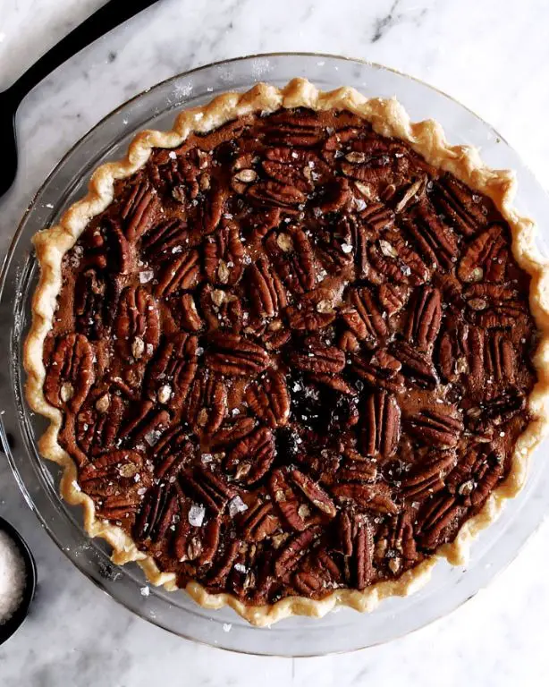Chocolate Pecan Pie with Sea Salt