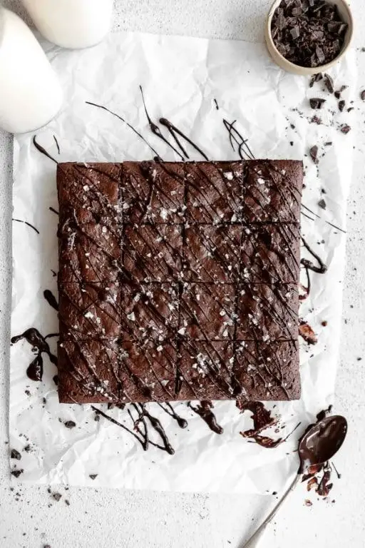 Chocolate Protein Brownies with Almond Butter Swirl