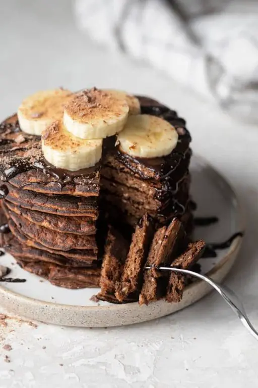 Chocolate Protein Pancakes