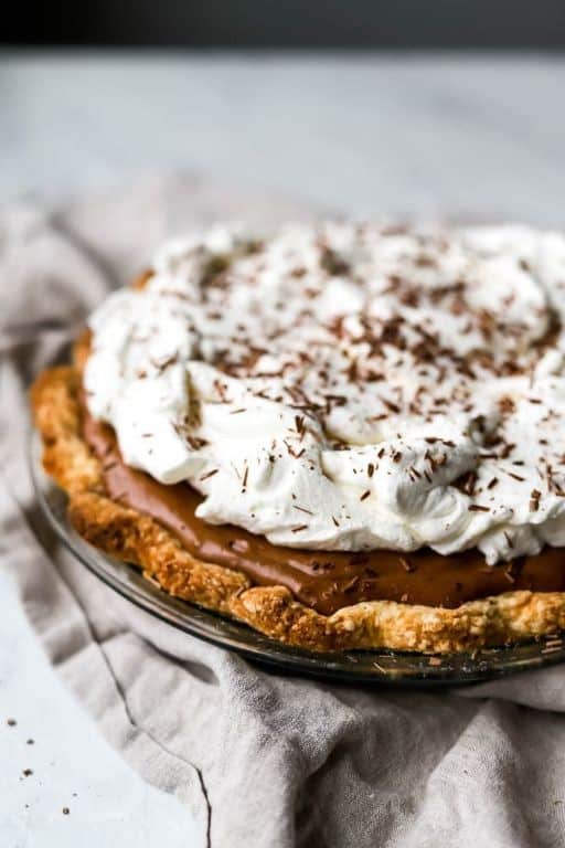 Chocolate Silk Single Crust Pie