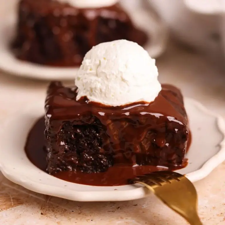 Chocolate Sticky Toffee Pudding with Dark Chocolate Ganache