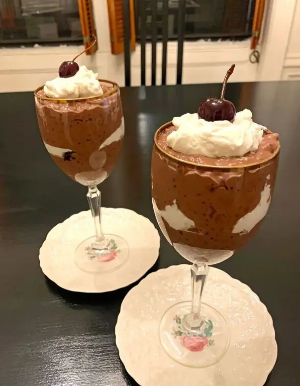 Chocolate Tapioca Pearl Parfait