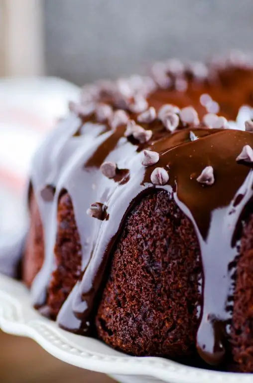 Chocolate Zucchini Cake with Rich Ganache Topping
